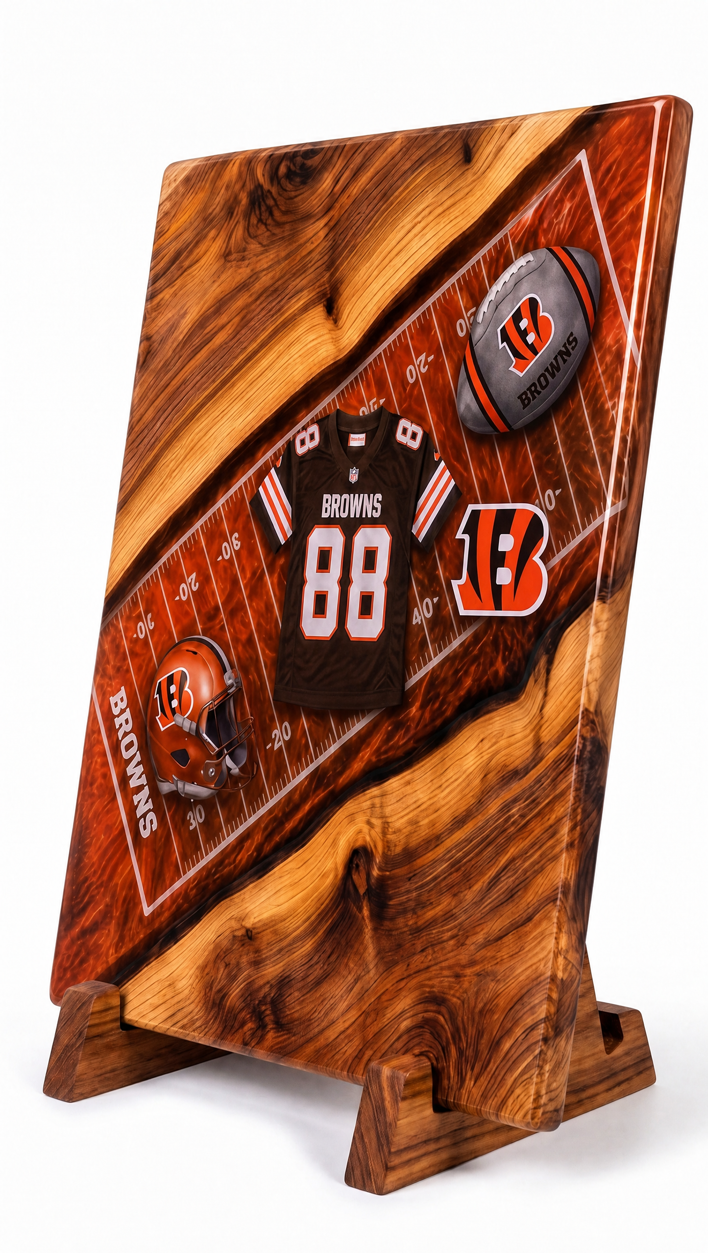 Handmade NFL Cutting board