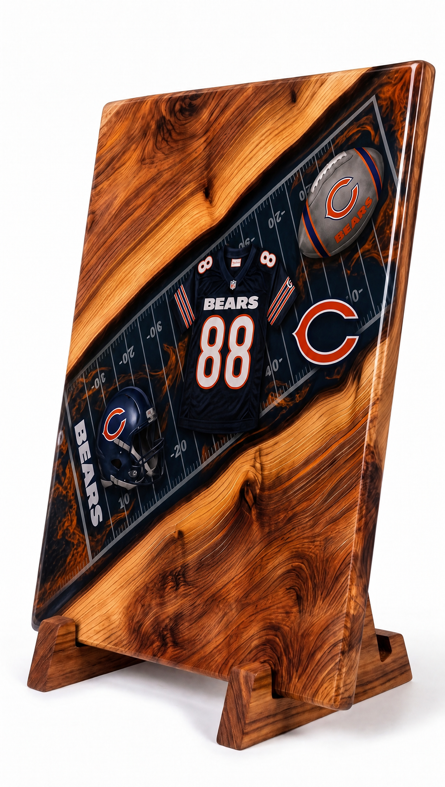 Handmade NFL Cutting board