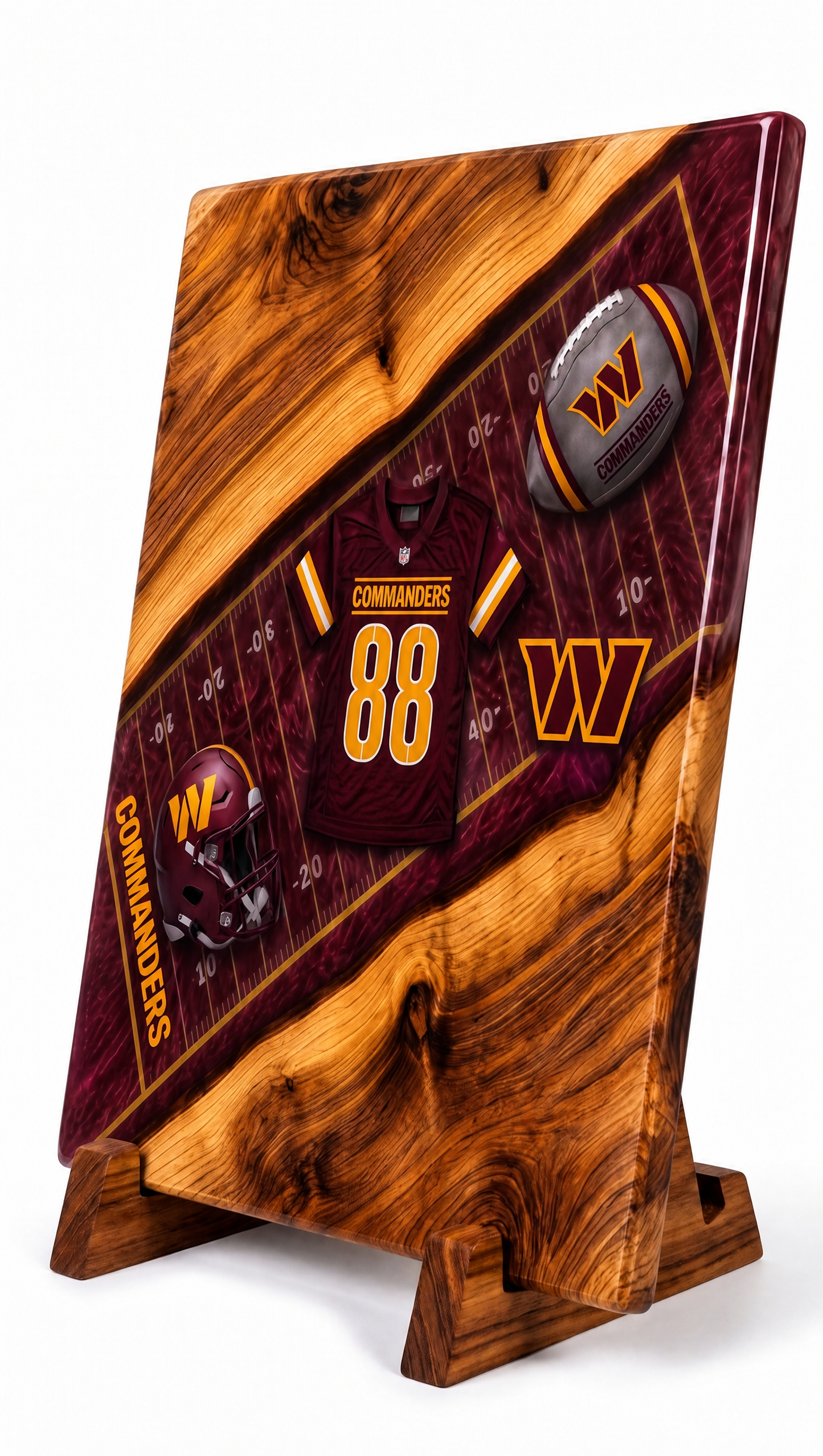 Handmade NFL Cutting board